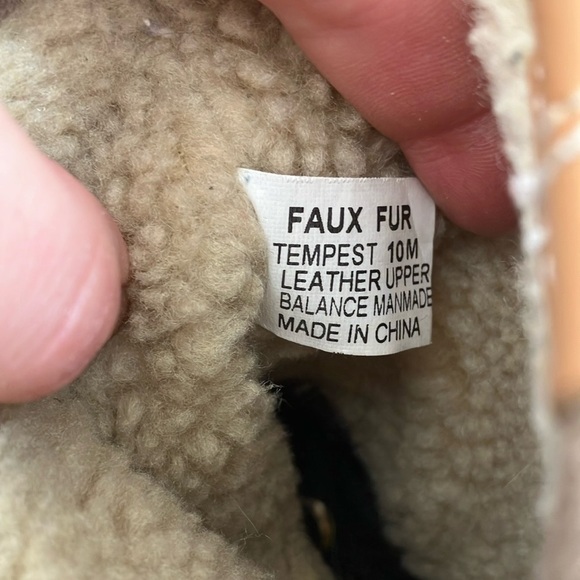 Kelsi Dagger Gray Suede Leather Shearling Ankle Boots - Picture 6 of 8